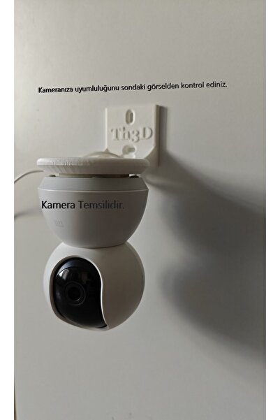 Th3D Xiaomi Home 360 2k C300 C400 Kamera Duvar Montaj Aparatı (KAMERA DAHİL D...
