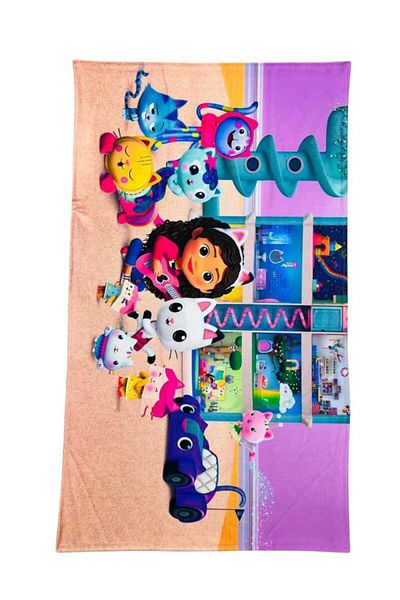 Gadget Gear Gibby Children's Beach Towel - Colorful and Soft Design (130x80 cm)