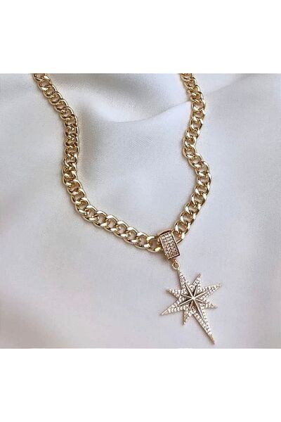 Lika Style Jewellry Kararmaz Kuzey Yıldızı Kolye