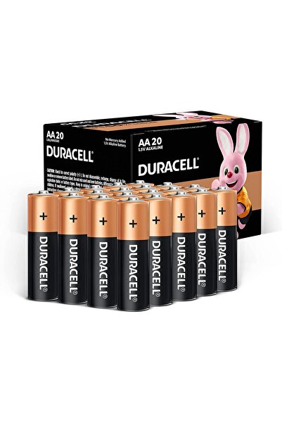 Duracell ، بطاريات قلوية AA 1.5 فولت، LR06 / MN1500، عبوة من 20