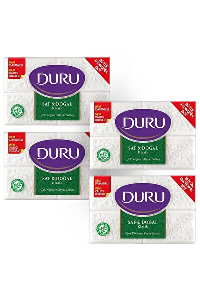 Activex Pure & Natural Classic 16 Pieces White Mold Soap 4X600Gr
