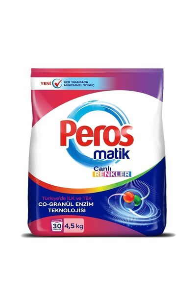 Peros Canlı Renkler Çamaşır Deterjanı 4,5 Kg