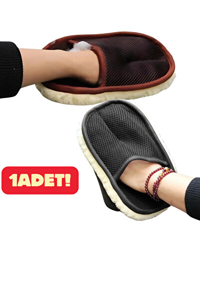 Vekorr 1 Adet Çok İşlevli Hassas Etkili Pratik Yünlü Araba Cam Yıkama Eldiveni