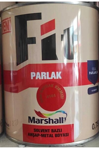 Marshall Fit Sentetik Yağlı Boya 0,75 Lt Parlak Bayrak Kırmızı