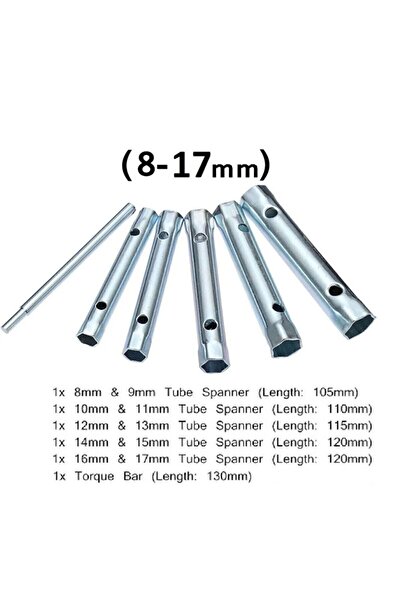 MasterCare Lacrosse Torklu 5 Ebat Buji Sökme Takma Anahtarı Kutulu Set 428896