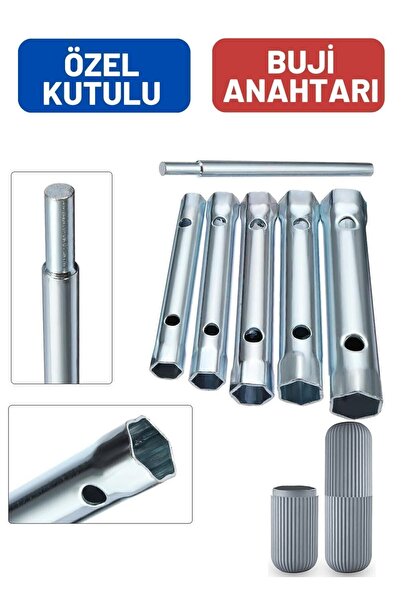 MasterCare Lacrosse Torklu 5 Ebat Buji Sökme Takma Anahtarı Kutulu Set 428896