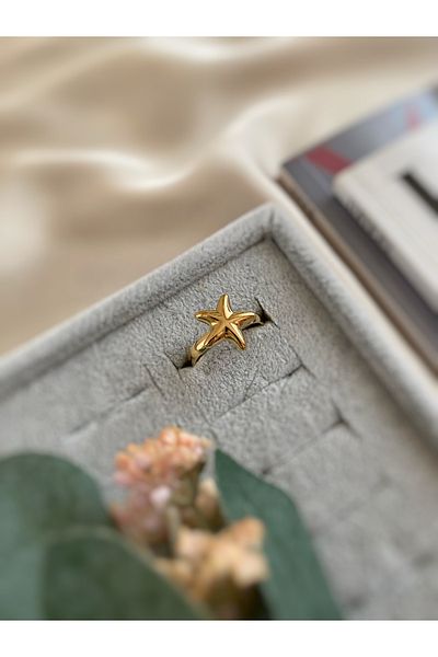 Nowadays Starfish Steel Ring (Adjustable Ring)