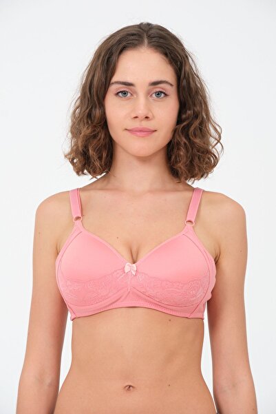 LoraDream Σουτιέν Push Up με δαντέλα και σφουγγάρι LD9007 - Χωρίς σύρμα