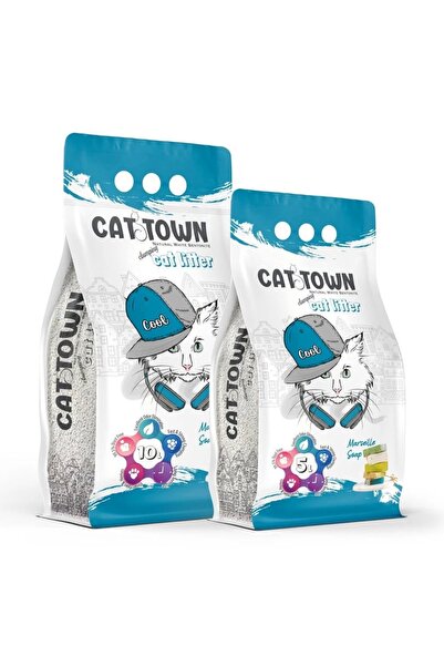 CAT TOWN Cattown Sabunlu Kedi Kumu 10 Lt