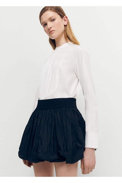 MANGO Woman Cămașă cu inserții de baterie
