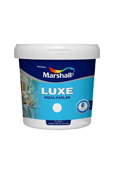 Marshall Aqua Parlak Saf Akrilik Su Bazlı Çok Amaçlı Boya 1 Lt Bw Baz