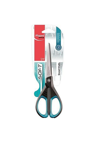 Maped Scissors 17 cm Essentials Soft Soft Glitter Blister 17 cm Scissors