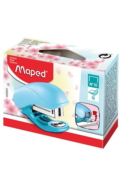 Maped Vivo Pastel Mini N°10 Stapler Machine - Mixed Color, 1 Piece