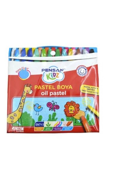Pensan 18 لونًا مع حقيبة ألوان الباستيل - كيدز