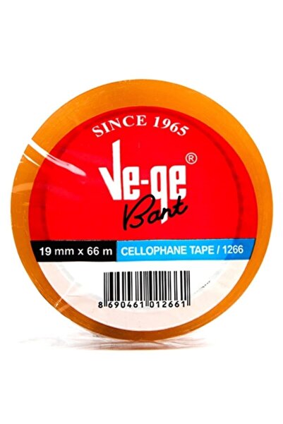 Ve-ge Bandă adezivă Ve-ge transparentă 19 mm x 66 metri Leu (96 bucăți)