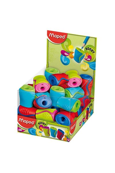 Maped Boogy Single Hole Pencil Sharpener Student - Pack of 30