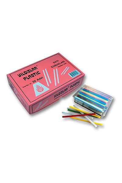 Yıldızlar Number Sticks Number Stick in Plastic Box (Pack of 30)