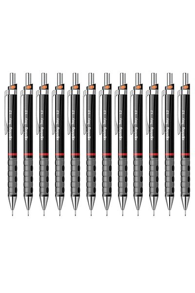 Rotring Versatil Black Pen - Tikky Rd, 0.9 Mm, Nib (Pack of 12)