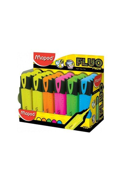 Maped Pack of 28 Highlighter Mono Pen Markers