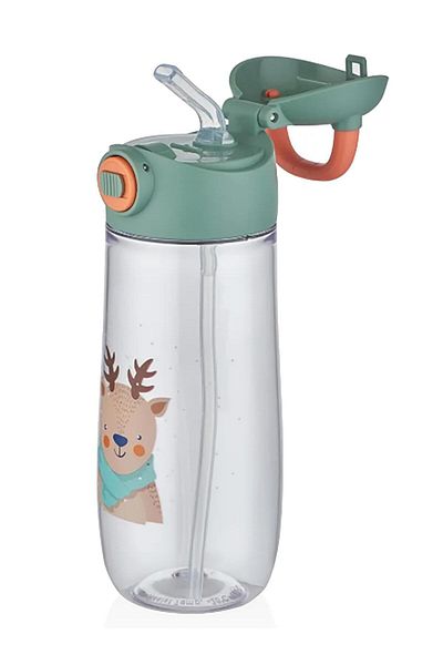 Vagonlife Flask 550ml Patterned Drinker with Straw - Mixed Color 1 Piece
