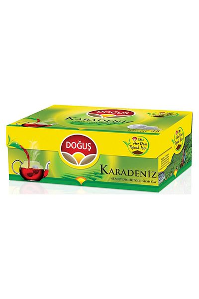 Doğuş Black Sea Teapot Tea Bag with Bergamot Flavor Teapot Tea Bag 48 Liters