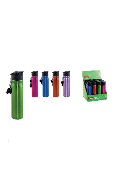Mikro 500 ml Steel Water Bottle and Water Bottle - Mixed Color 1 Piece