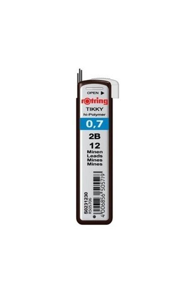 Rotring س0231230 قلم متعدد الاستخدامات من Min Hi-polymer 2b 0.7 مم (10 أنابيب)