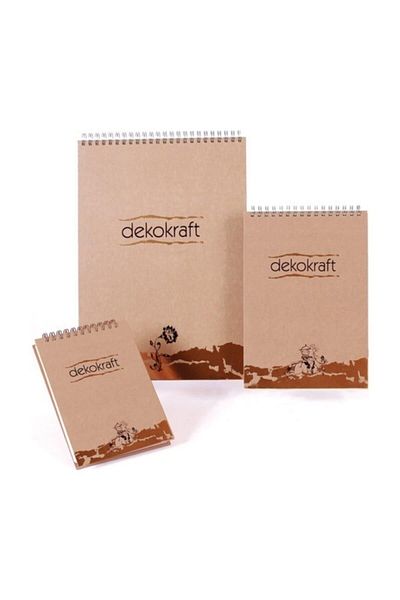 KESKİN COLOR 80 Yp A6 Copertă din carton spiralat - Blocnotes cu linii și culori ascuțite 144201-99
