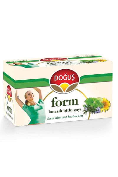 Doğuş 20 Form Mixed Herbal Tea - Sachet Cup and Shake Tea Set