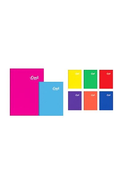 KESKİN COLOR Cool 40 Sheets A5 Small Size Sharp Color Lovely Writing Notebook - Pack of 12