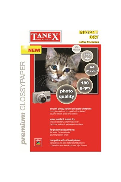 Tanex Photo Paper 25 Li Yp A4 180 Gr (1 Pack 25 Pieces)