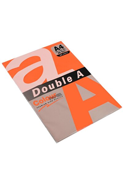DOUBLE A A4 80 Gr Saffron Colored Paper - Pack of 25