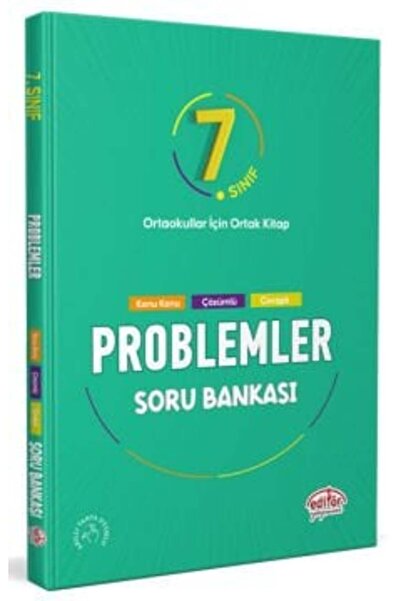 Editör Yayınevi 7. Sınıf Problemler Soru Bankası