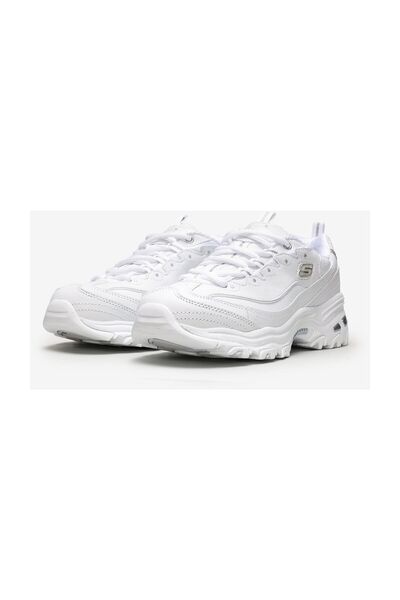 SKECHERS D'LITES - FRESH START Women's White Sneakers-11931 WSL