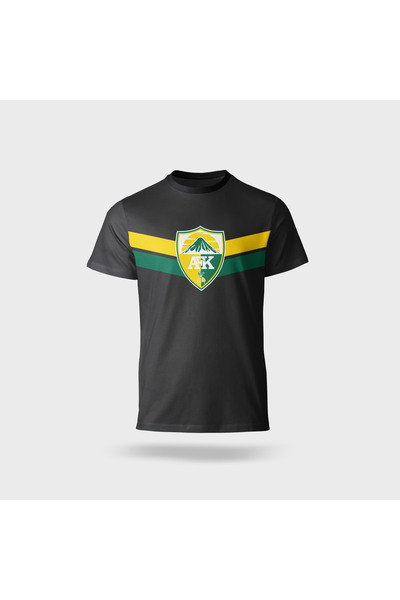 Battalbey AFK Siyah Logo Baskılı T-shirt