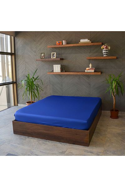 Yuvam 100% Cotton Double Ranforce Bed Sheet - Elastic