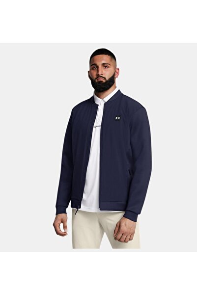 Under Armour Erkek UA Drive Pro Storm Hyb Tam Fermuarlı Ceket 1387117-410