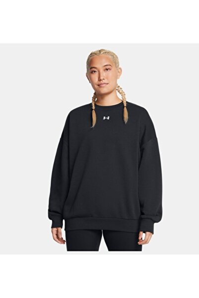 Under Armour Kadın UA Rival Fleece Oversized Bisiklet Yaka Sweatshirt 1386463-001