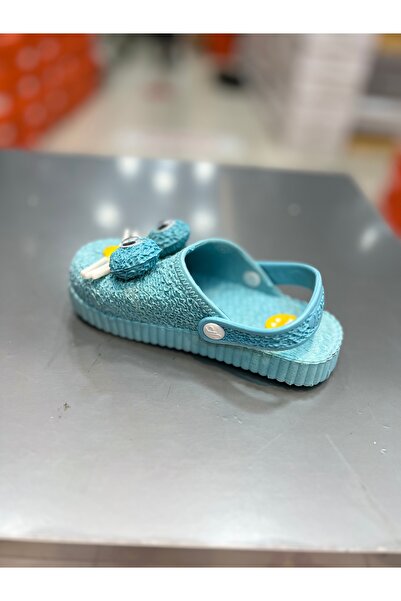 Genel Markalar Unisex Önü Kapalı Kaydırmaz Tabanlı Çocuk Terlik