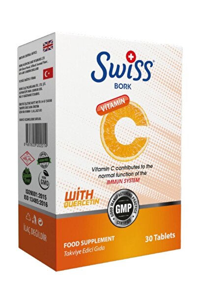Bork Swiss Natural Bork C Ester Vıtamın  30 Tb