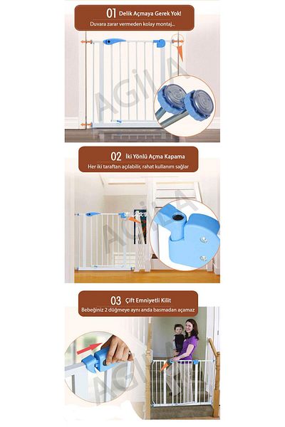 Tommybaby Agila Baby Security Door Extension Piece - 10 Cm