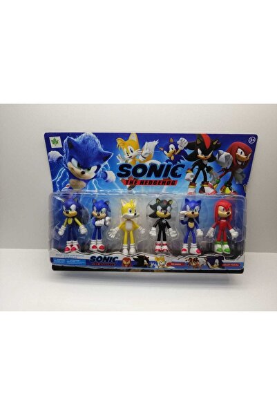 Yıldırım Oyuncak Sonic Figür Karakter 6lı