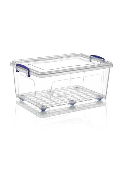 Vienev 30 Liter Transparent Storage Box and Toy Box