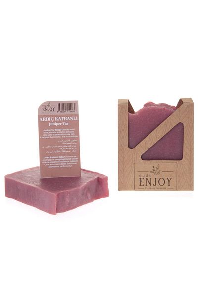 Enjoy Suds Enjoy 100 gr Natural Juniper Tar - Face, Hair and Body Soap