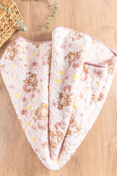 Babymod Figured Plush Girl/Boy Baby Blanket