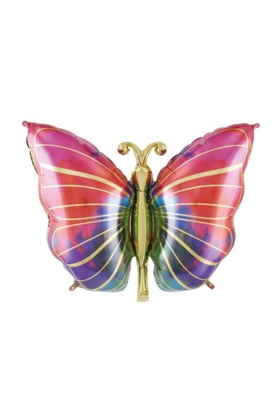 Genel Markalar RENKLİ KELEBEK FOLYO BALON 28" 74x50 cm