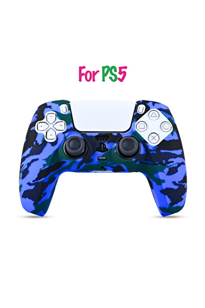 Kontorland PS5 Gamepad Uyumlu Silikon Kılıf - Color Chaos