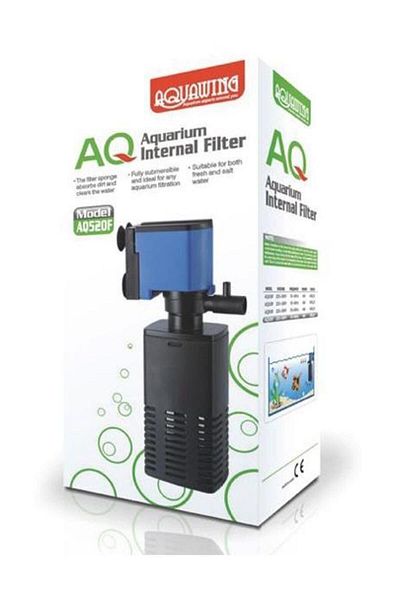 Aquawing Aq520f Aquarium Internal Filter 6w 500l/h