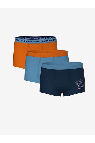 LC Waikiki Σετ μπόξερ για αγόρια 3 τεμαχίων LCW Kids - Τυπωμένο