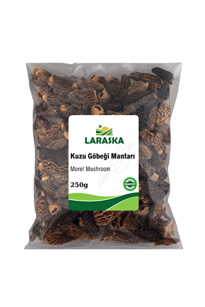 Laraska Kuzu Göbeği Mantarı 250g Dried Morel Mushroom 250g